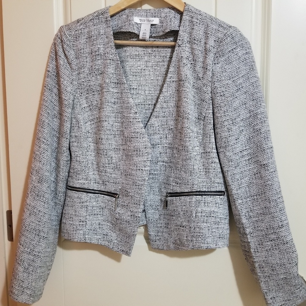White House Black Market Lux Tweed Jacket